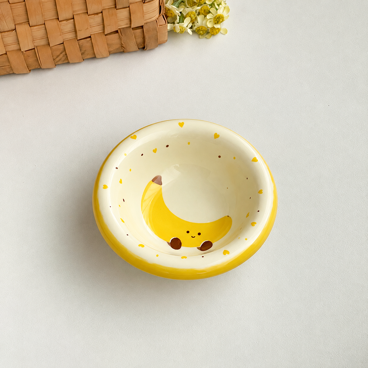 Ciotolina in ceramica con decorazioni – 11,4 cm – Immagine 5