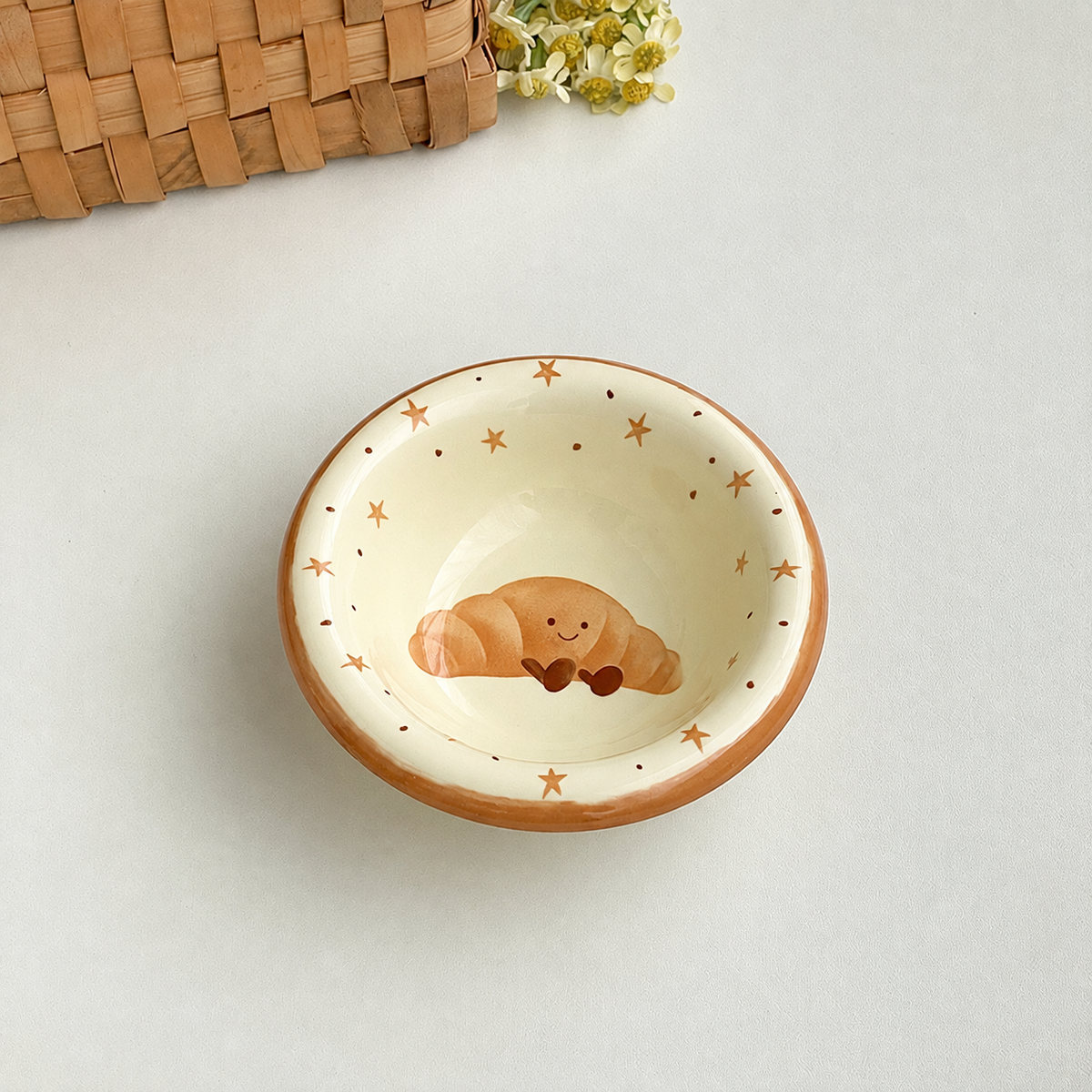 Ciotolina in ceramica con decorazioni – 11,4 cm – Immagine 7