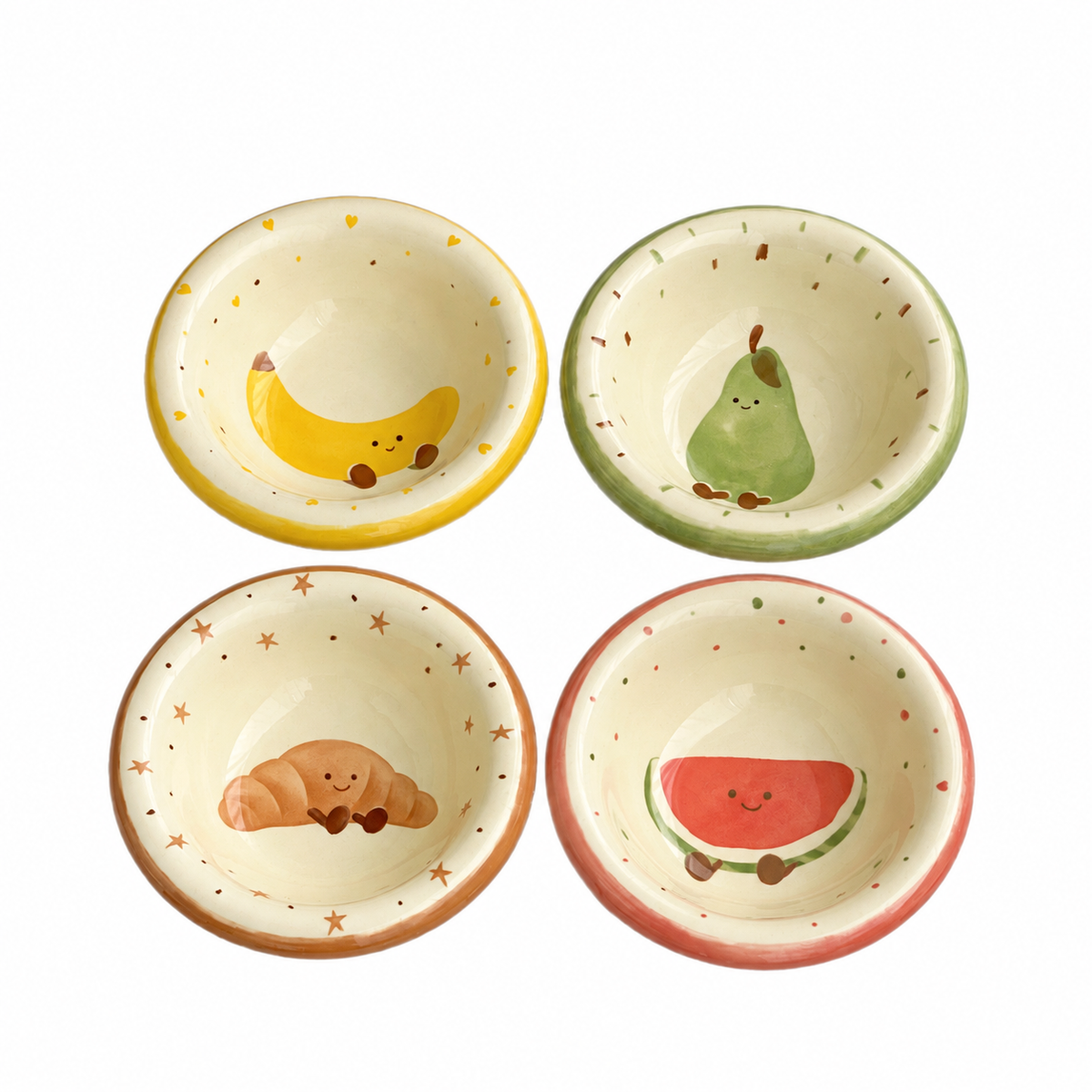 Ciotolina in ceramica con decorazioni – 11,4 cm – Immagine 9