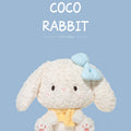 Coniglio Coco di peluche con fiocco – Immagine 1