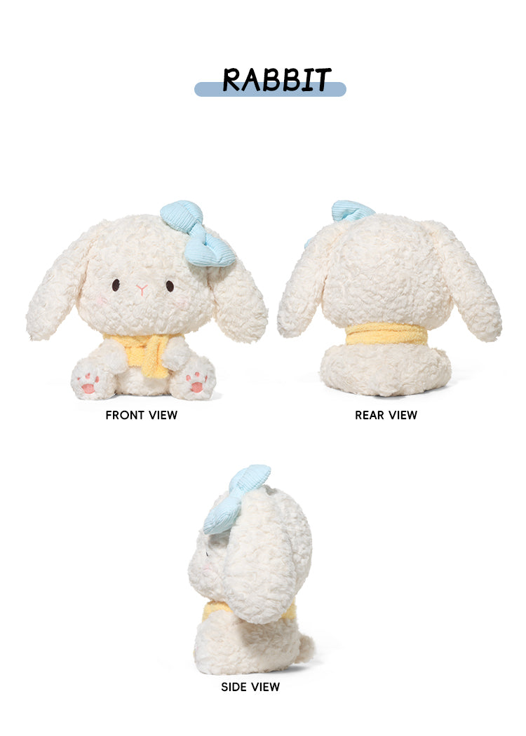Coniglio Coco di peluche con fiocco – Immagine 2