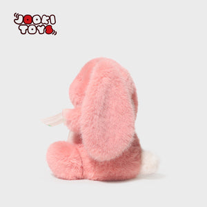 Coniglio rosa di peluche – Immagine 3