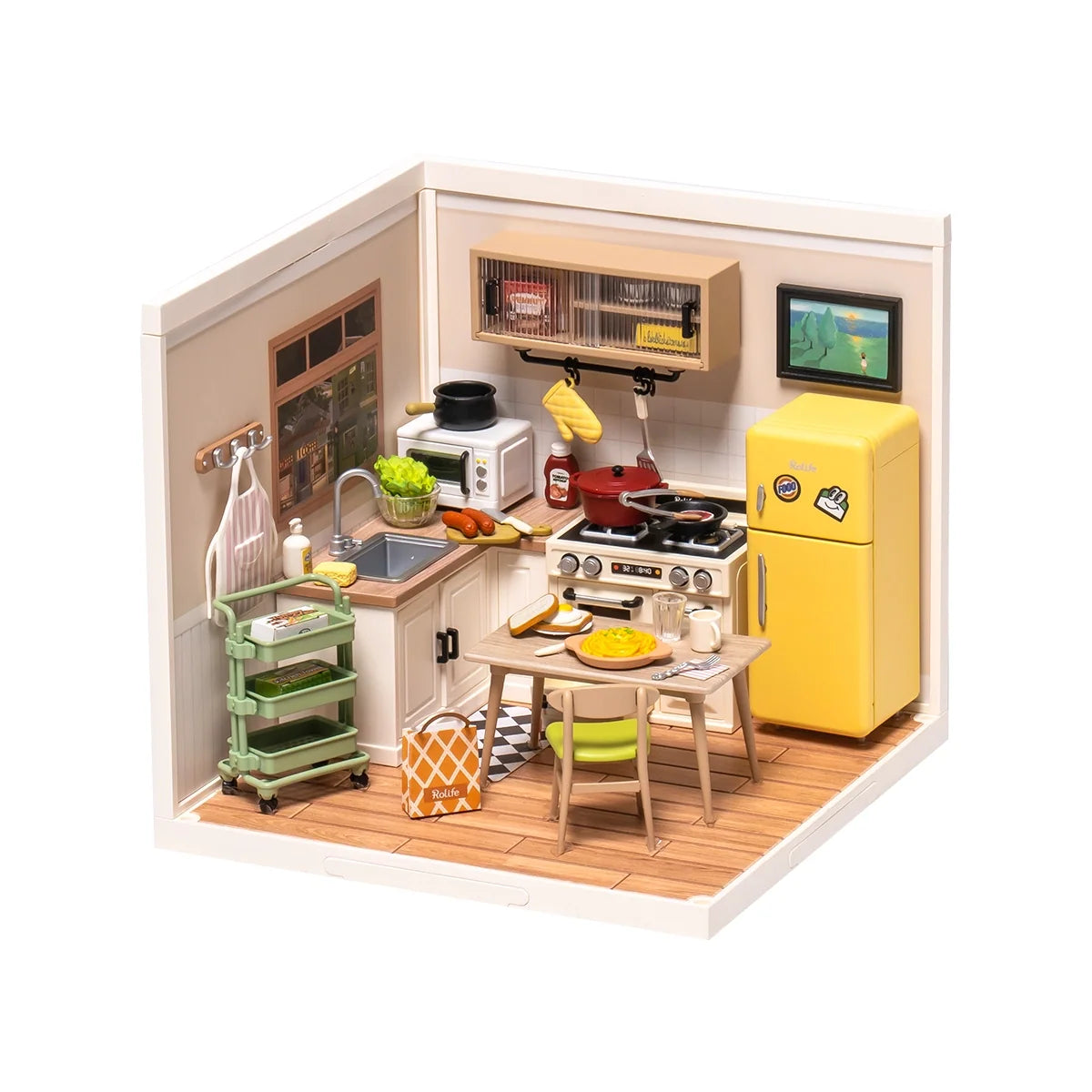 Cucina dei pasti felici in miniatura – Immagine 1