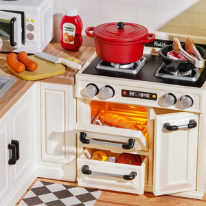 Cucina dei pasti felici in miniatura – Immagine 3