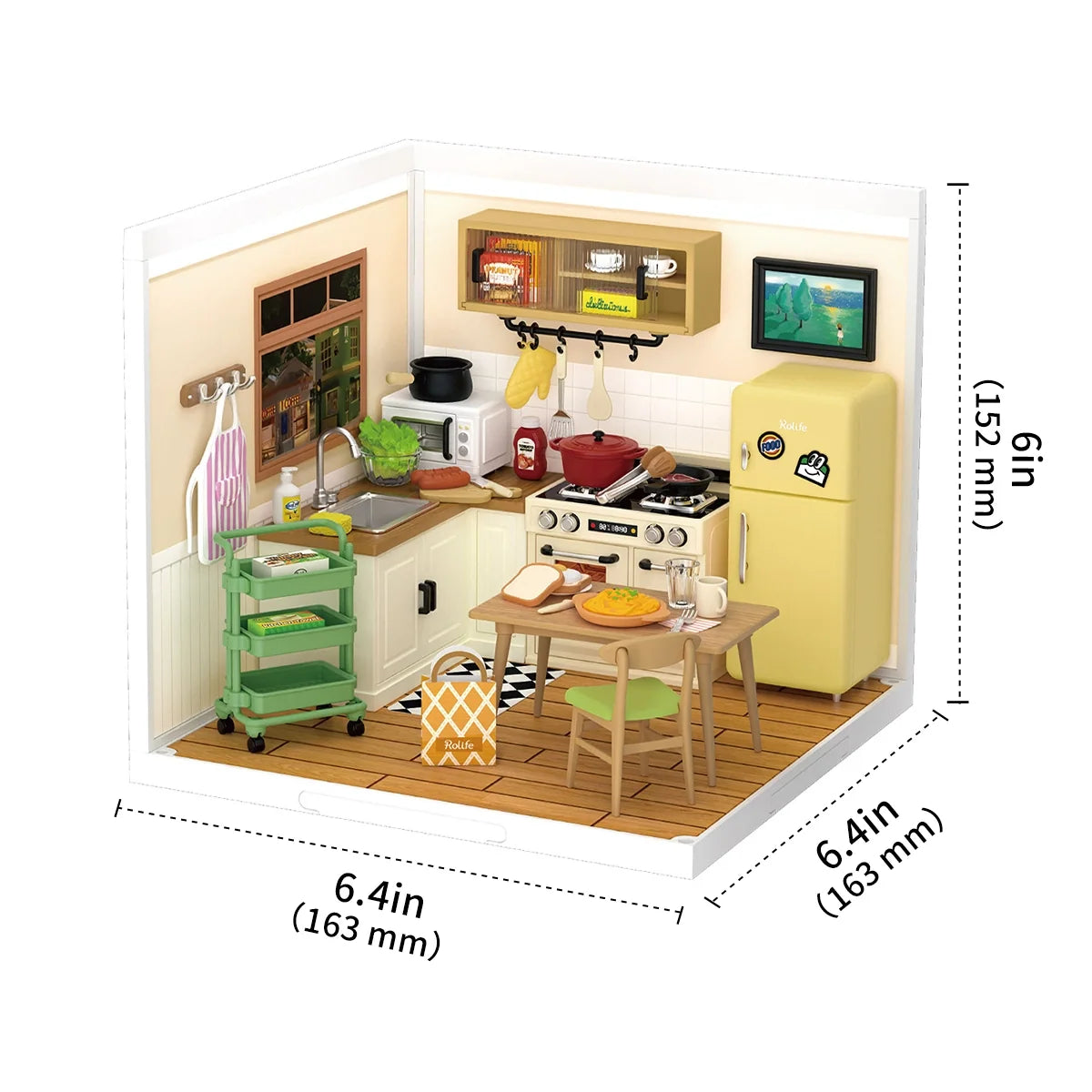Cucina dei pasti felici in miniatura – Immagine 6
