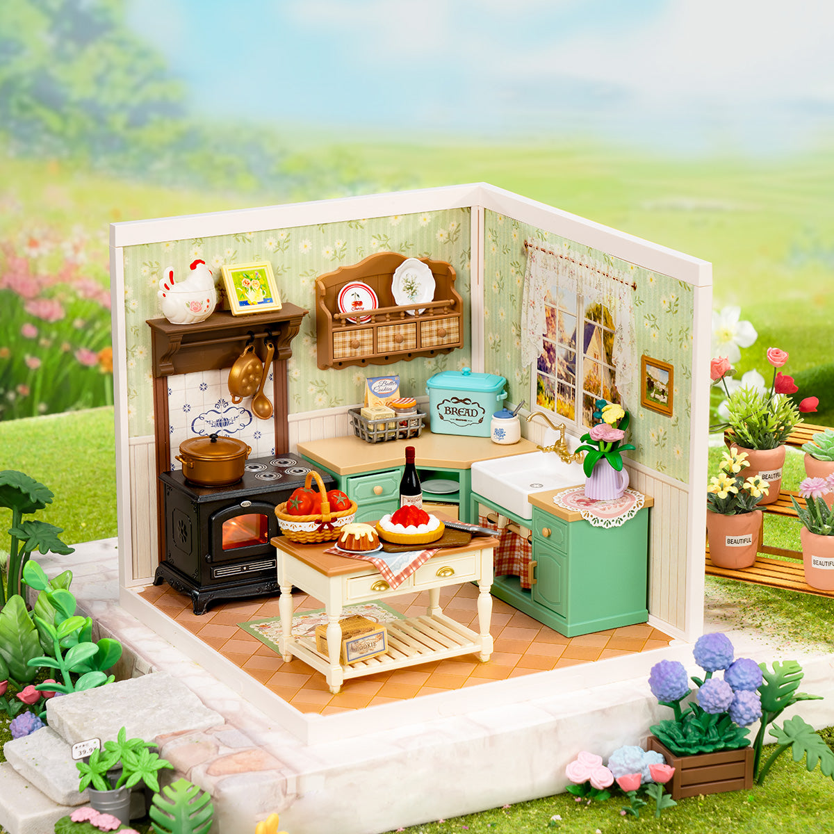Cucina di campagna in miniatura – Immagine 2