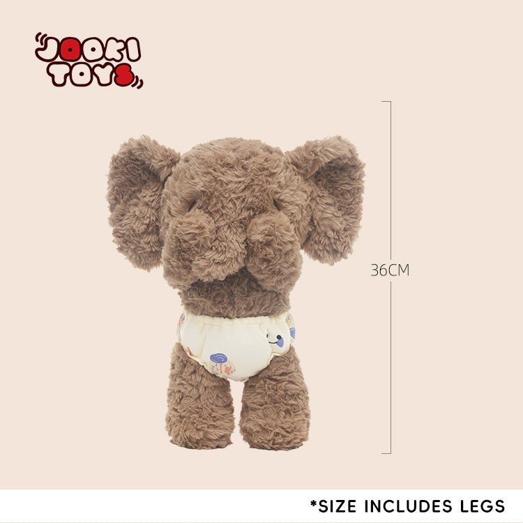 Elefantino timido di peluche – 36 cm – Immagine 5
