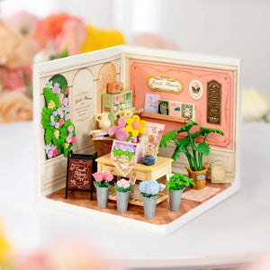 Fioraio in miniatura con illuminazione – Immagine 2