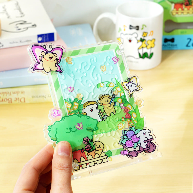 Giardino del cucciolo – Puzzle 3D in acrilico da 28 pezzi – Immagine 4