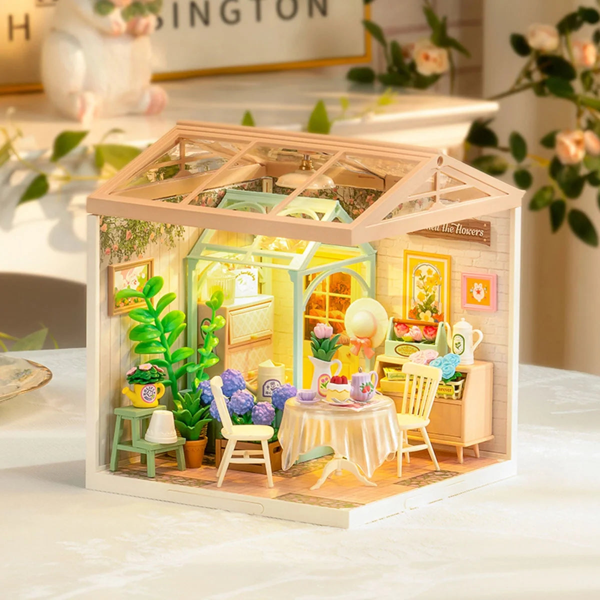 Giardino fiorito del tè in miniatura – Immagine 4