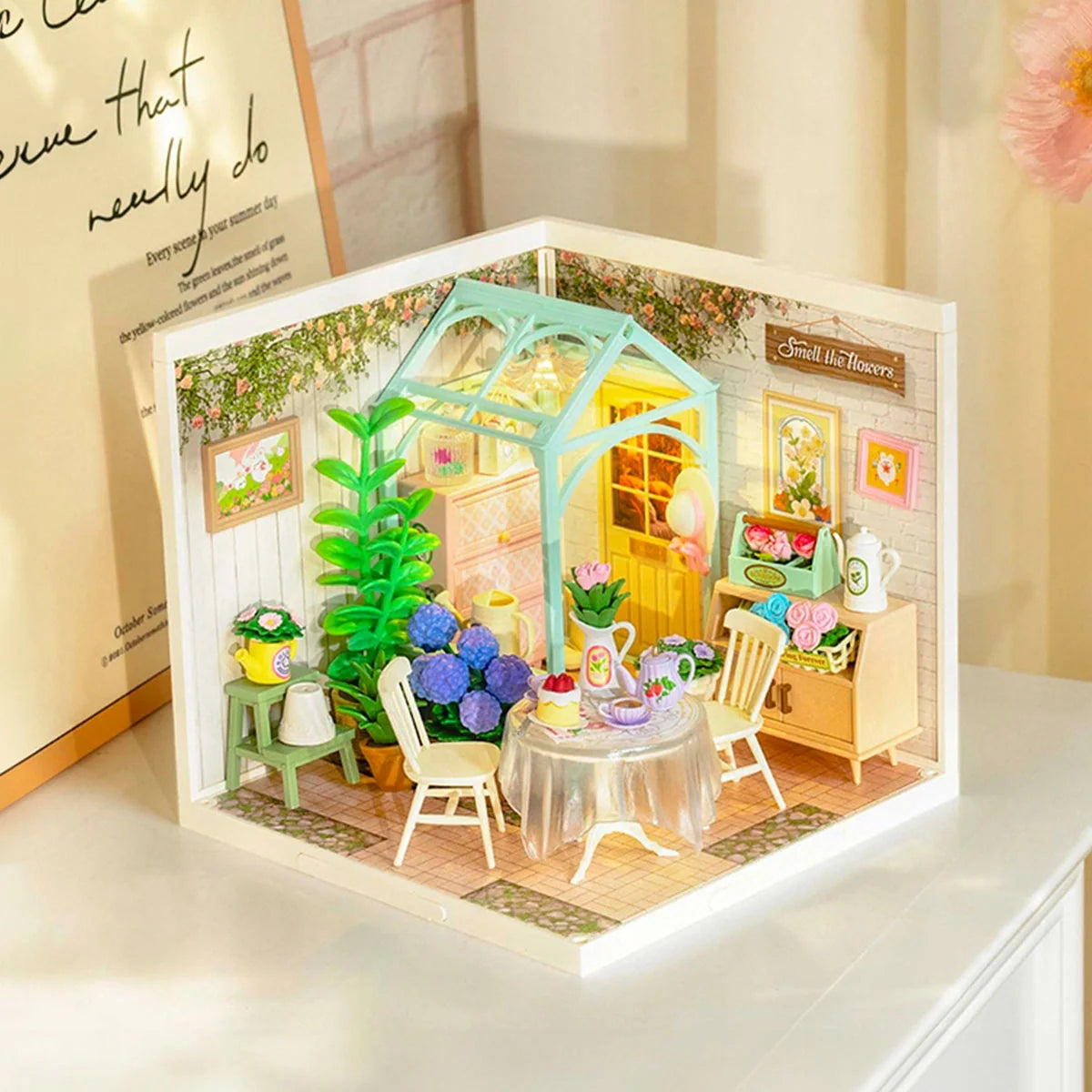 Giardino fiorito del tè in miniatura – Immagine 5