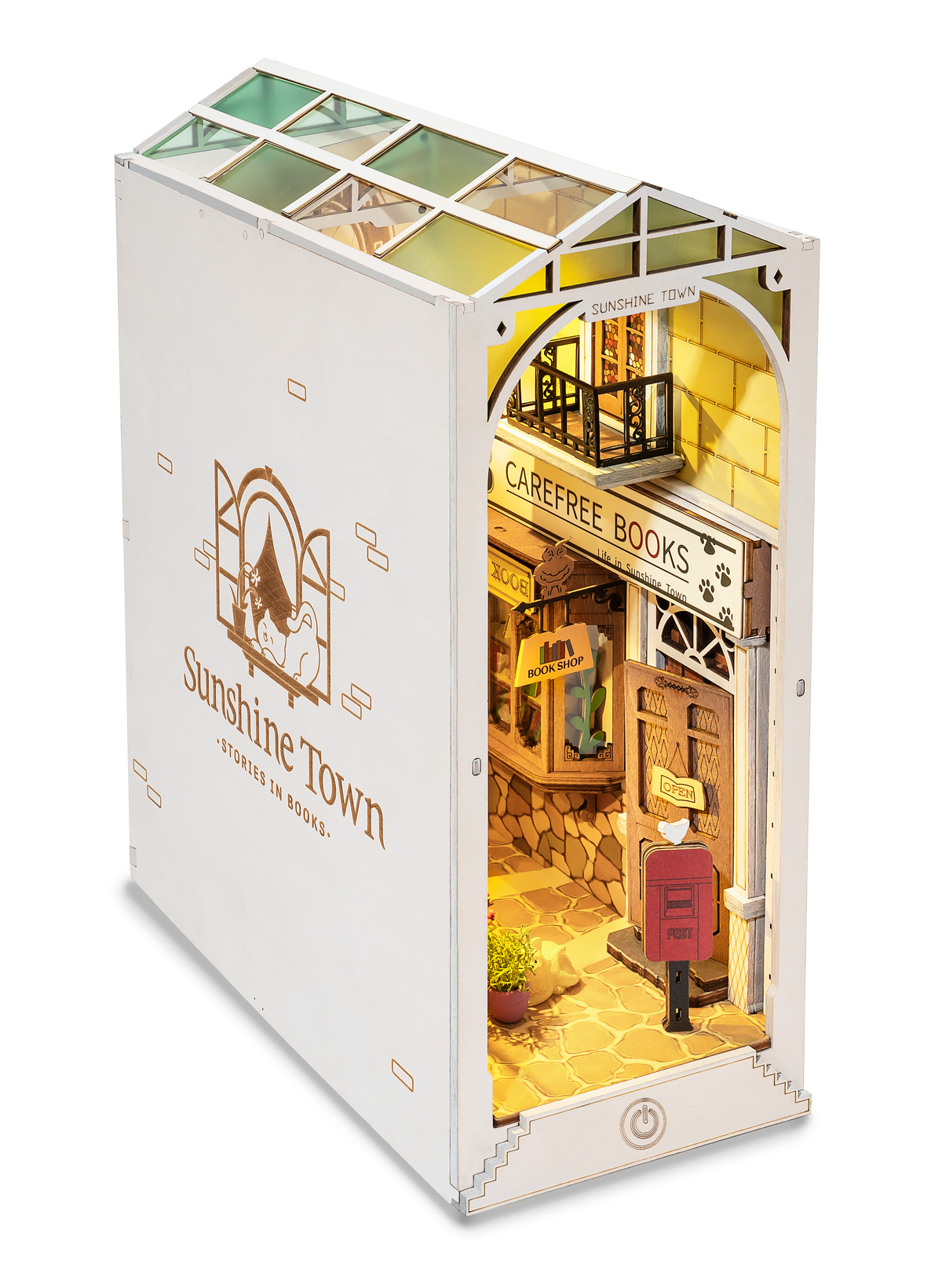 Inserto per libreria – Città del sole – Immagine 1