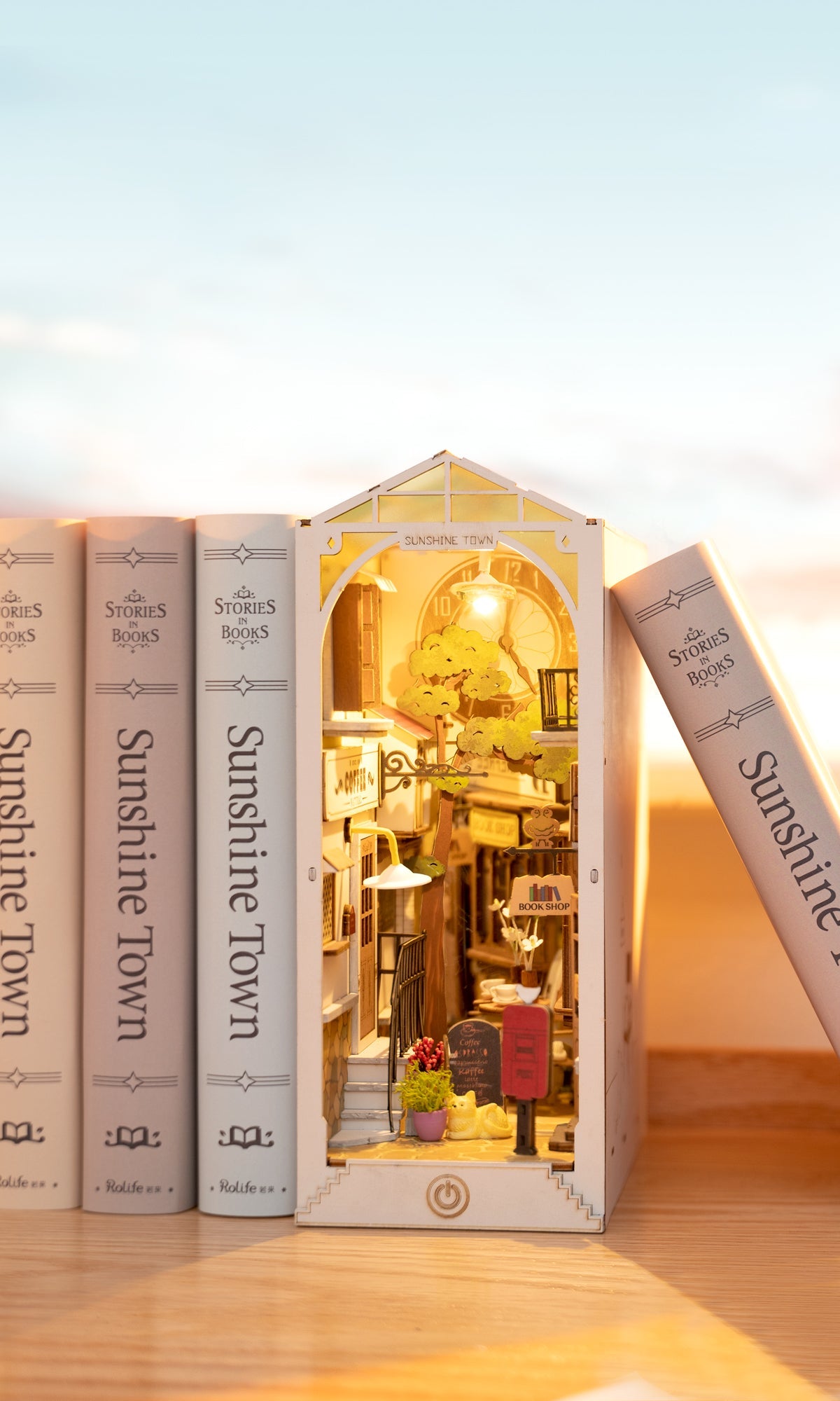 Inserto per libreria – Città del sole – Immagine 3