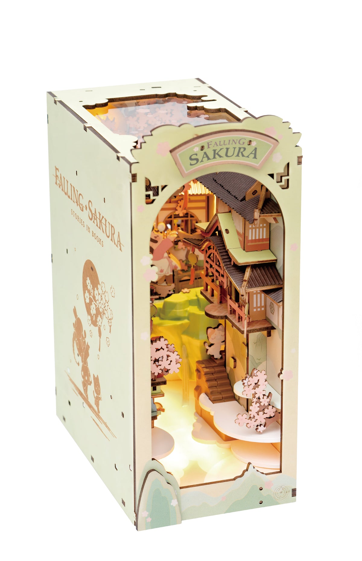 Inserto per libreria – Petali di ciliegio – Immagine 1