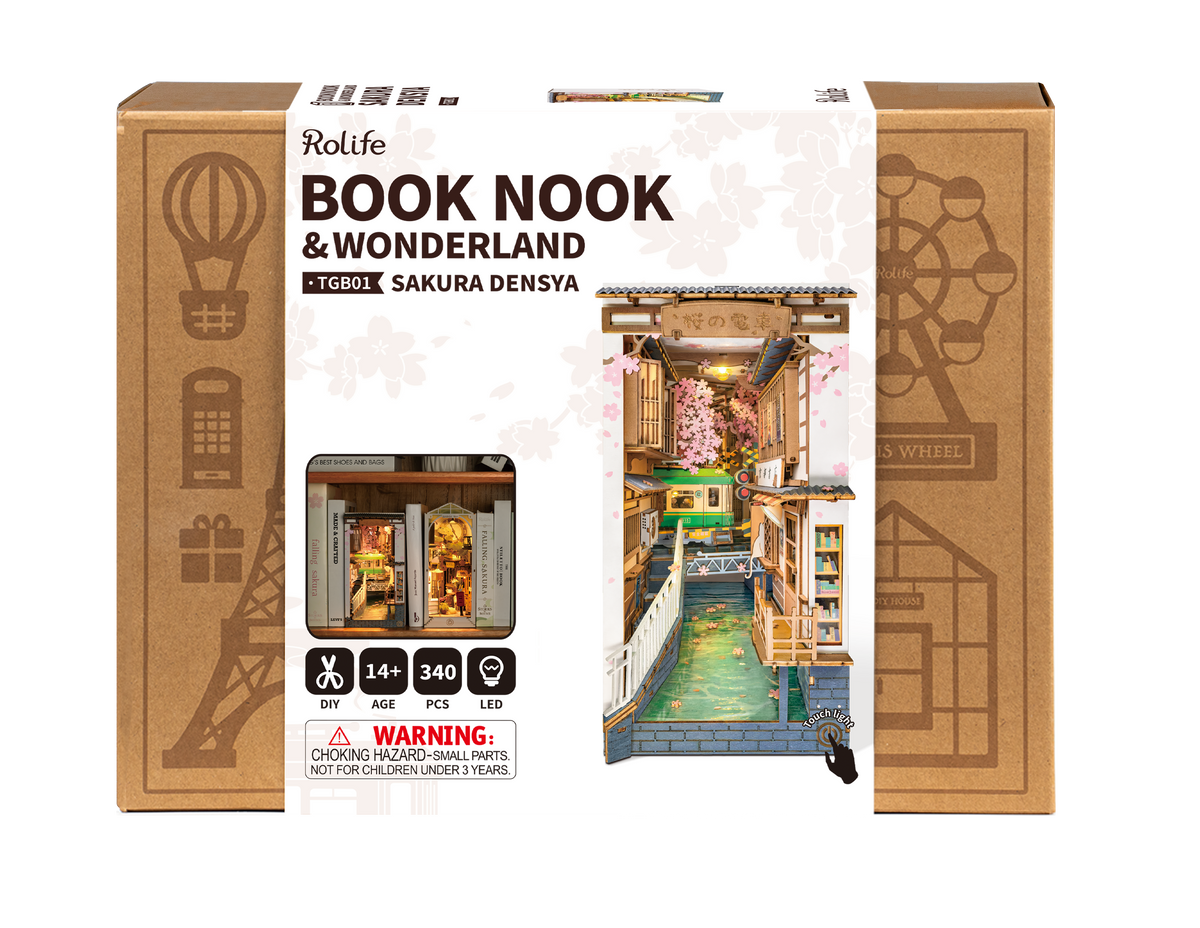 Inserto per libreria – Treno tra i ciliegi – Immagine 9