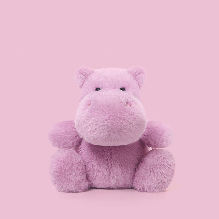 Ippopotamo rosa di peluche – 26 cm – Immagine 3