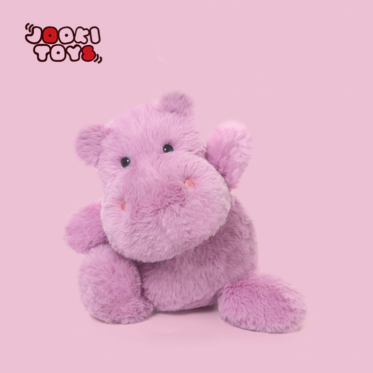 Ippopotamo rosa di peluche – 26 cm – Immagine 4