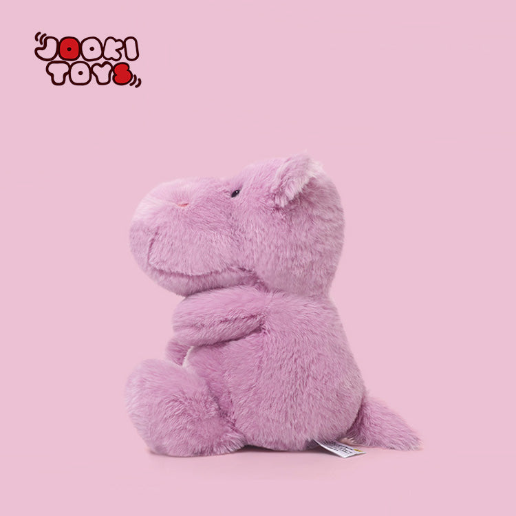 Ippopotamo rosa di peluche – 26 cm – Immagine 5
