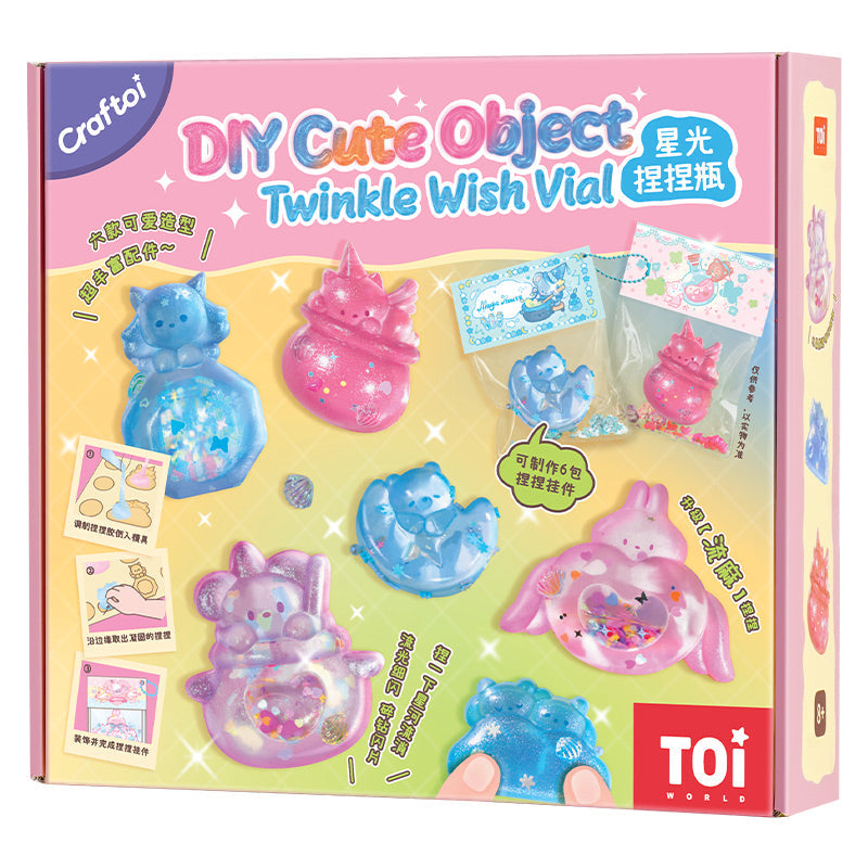 Kit per creare bottigliette dei desideri scintillanti – Immagine 1