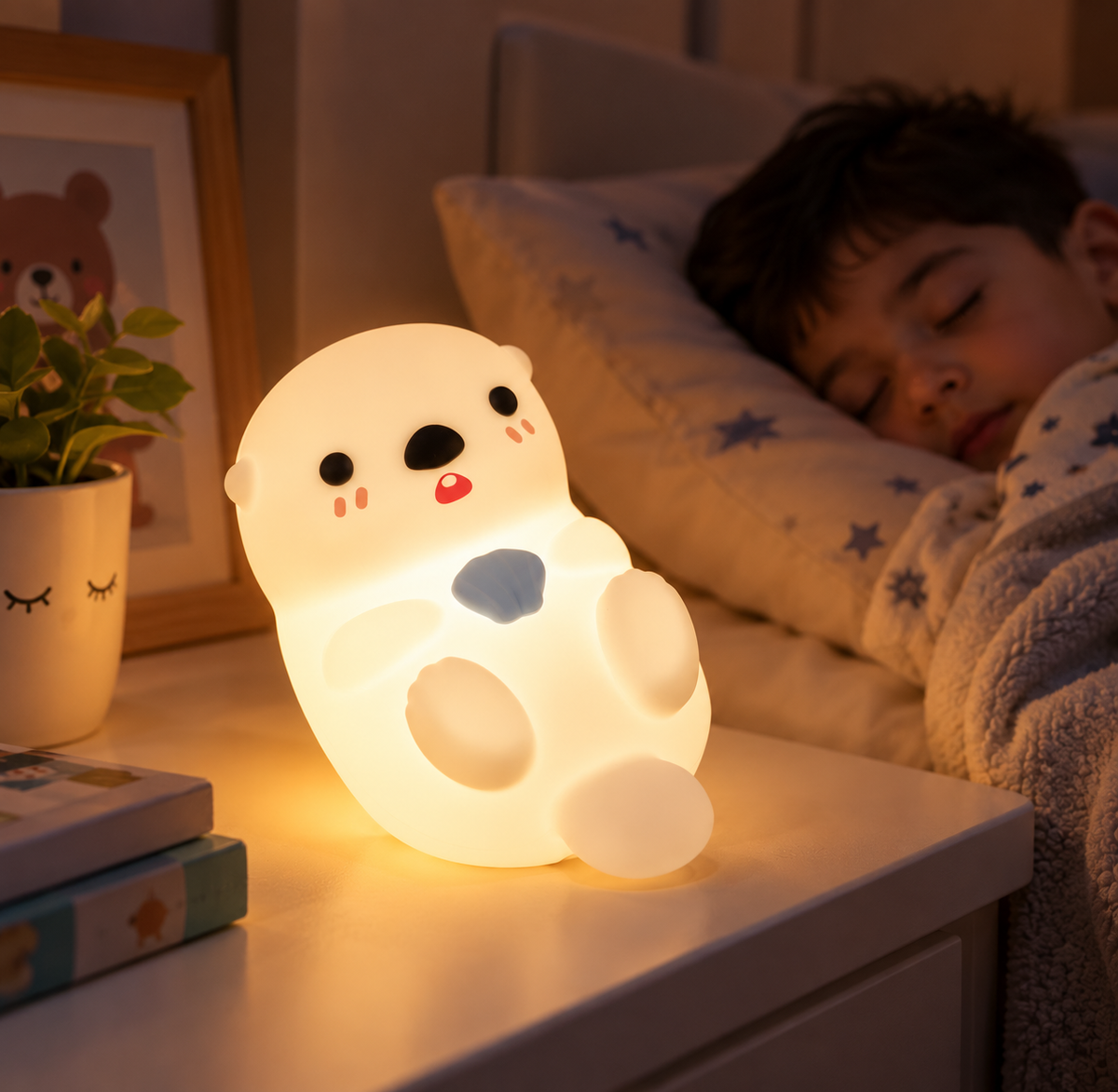 Lampada notturna castoro – Immagine 3