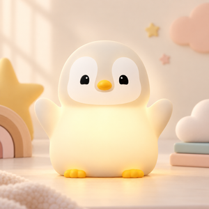 Lampada notturna pinguino ricaricabile – Immagine 1