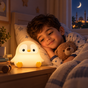 Lampada notturna pinguino ricaricabile – Immagine 12