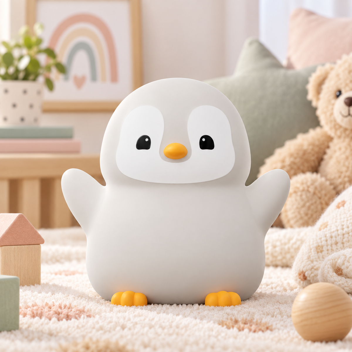 Lampada notturna pinguino ricaricabile – Immagine 5