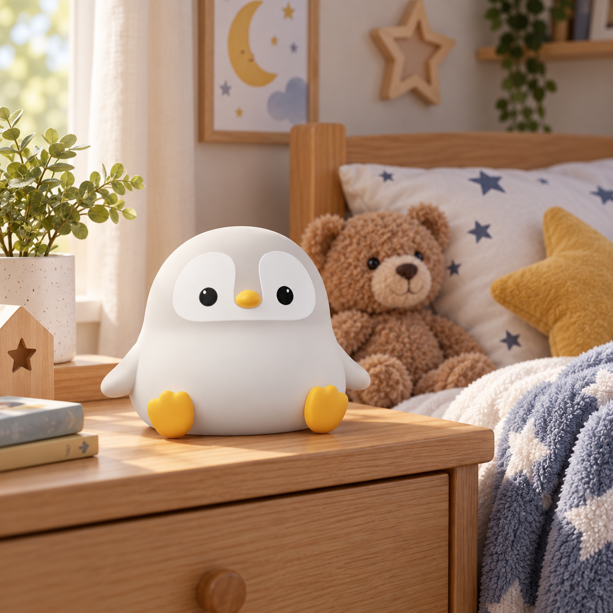 Lampada notturna pinguino ricaricabile – Immagine 7