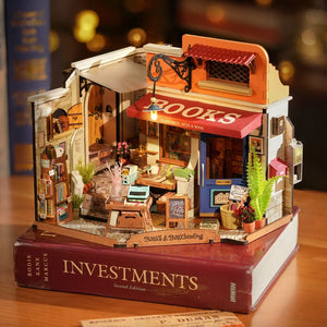 Libreria in miniatura con illuminazione – Immagine 4