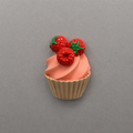 Magnete da frigorifero – Cupcake ai frutti di bosco – Immagine 1