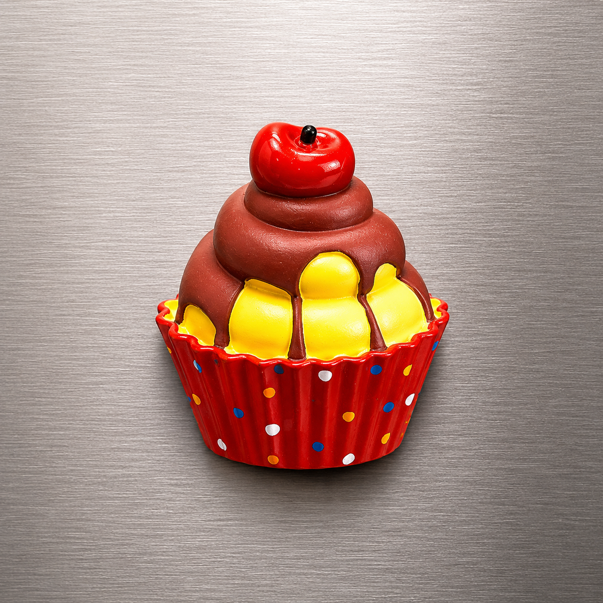 Magnete da frigorifero – Cupcake al cioccolato – Immagine 1