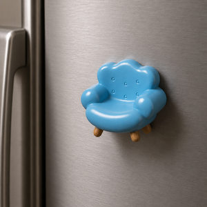 Magnete da frigorifero – Divano nuvola blu – Immagine 1
