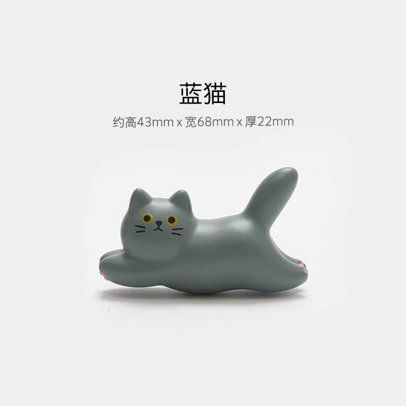 Magnete da frigorifero – Gatto grigio – Immagine 2