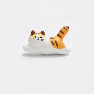 Magnete da frigorifero – Gatto tigrato arancione – Immagine 1