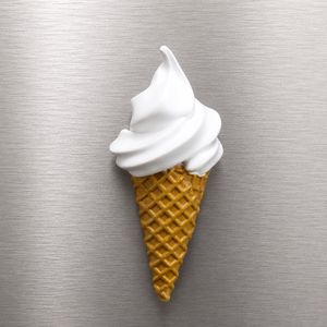 Magnete da frigorifero – Gelato alla vaniglia – Immagine 1