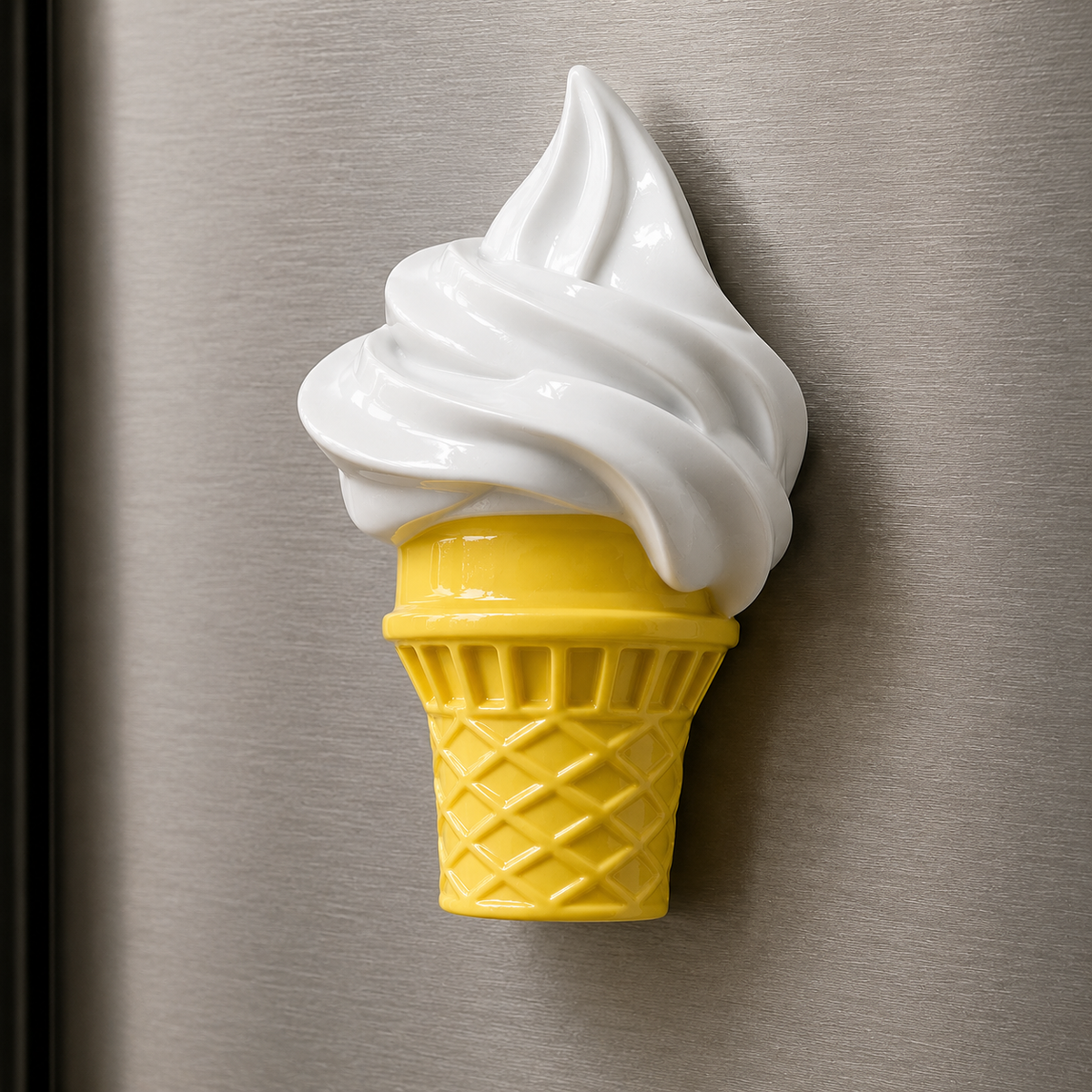 Magnete da frigorifero – Gelato alla vaniglia – Immagine 1