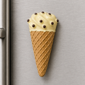 Magnete da frigorifero – Gelato alla vaniglia con scaglie di cioccolato – Immagine 1