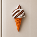 Magnete da frigorifero – Gelato alla vaniglia e caffè – Immagine 1