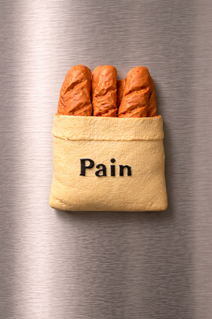 Magnete da frigorifero – Sacchetto di baguette – Immagine 1