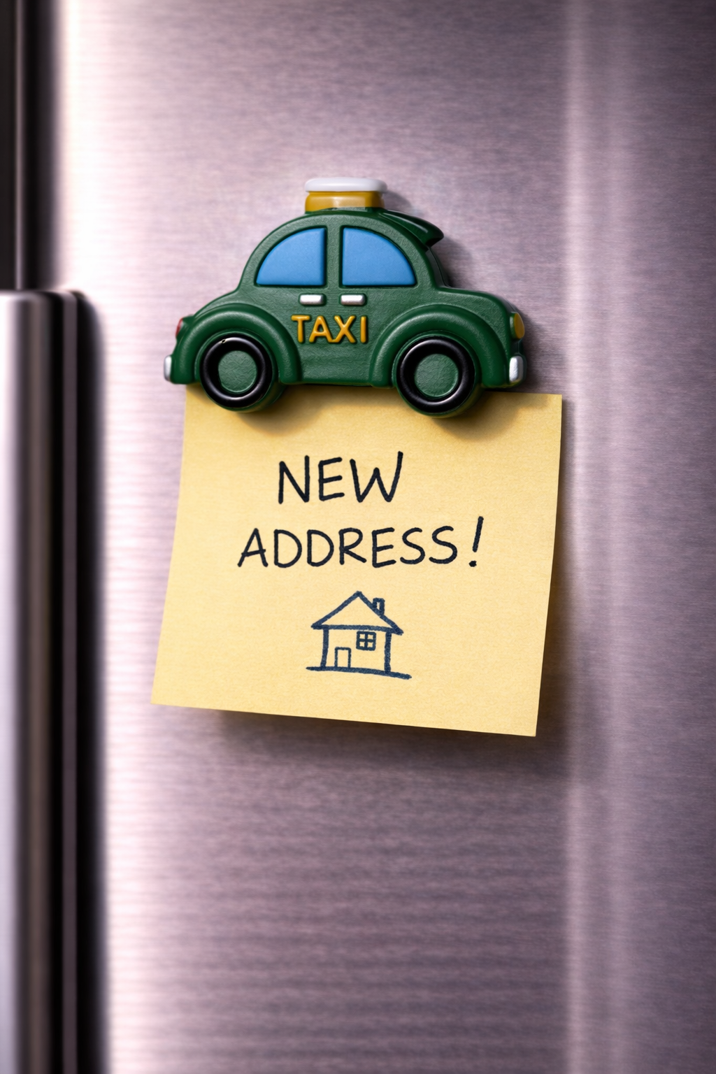 Magnete da frigorifero – Taxi verde – Immagine 1