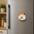 Magnete da frigorifero – Toast e uovo – Immagine 1