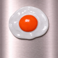 Magnete da frigorifero – Uovo al tegamino – Immagine 1