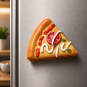 Magneti da frigorifero fette di pizza – 6 pezzi – Immagine 4