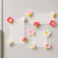 Magneti da frigorifero fiori assortiti – 12 pezzi – Immagine 1
