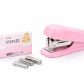 Mini cucitrice da scrivania rosa – Immagine 1