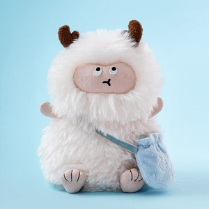 Mostriciattolo bianco Gulu di peluche – Immagine 3