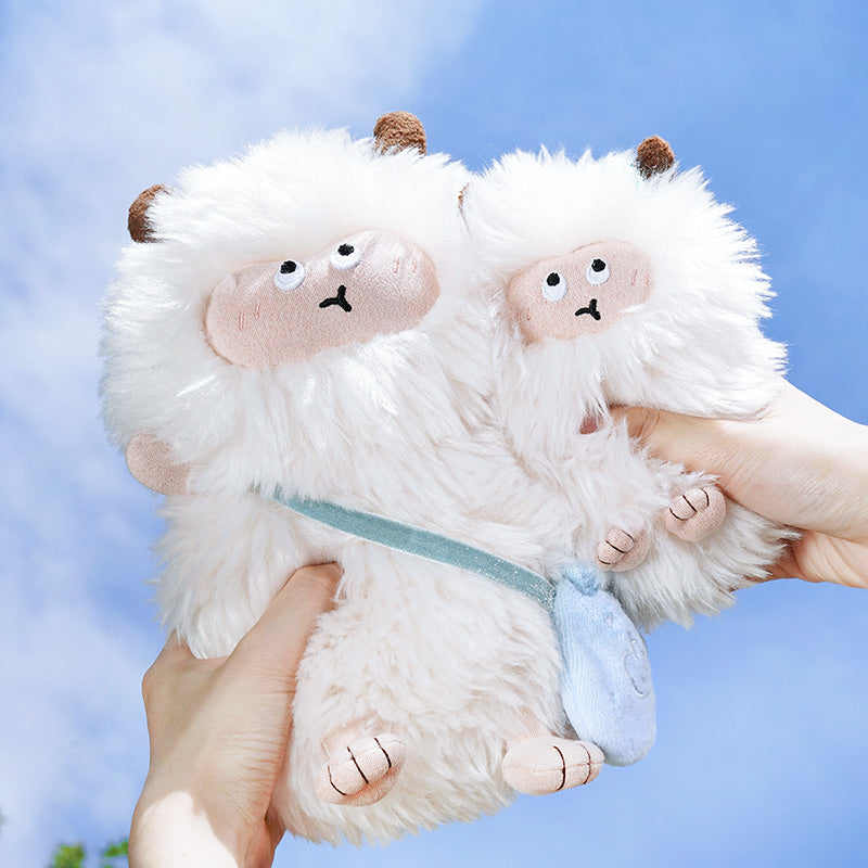 Mostriciattolo bianco Gulu di peluche – Immagine 4