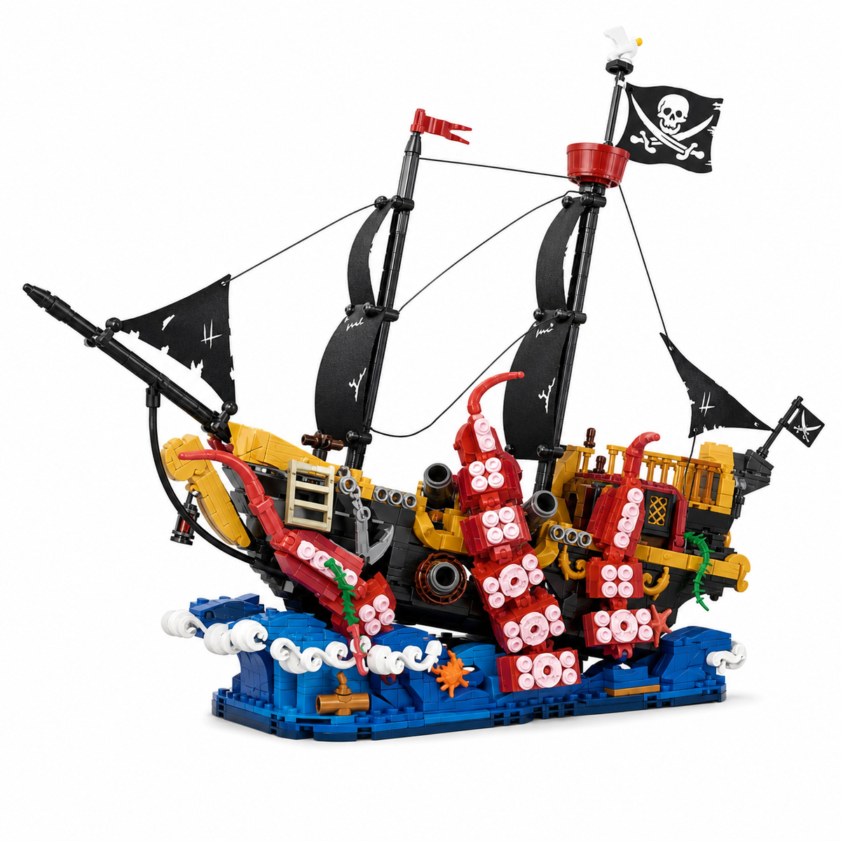 Nave pirata avventurosa – Set di costruzioni – Immagine 1