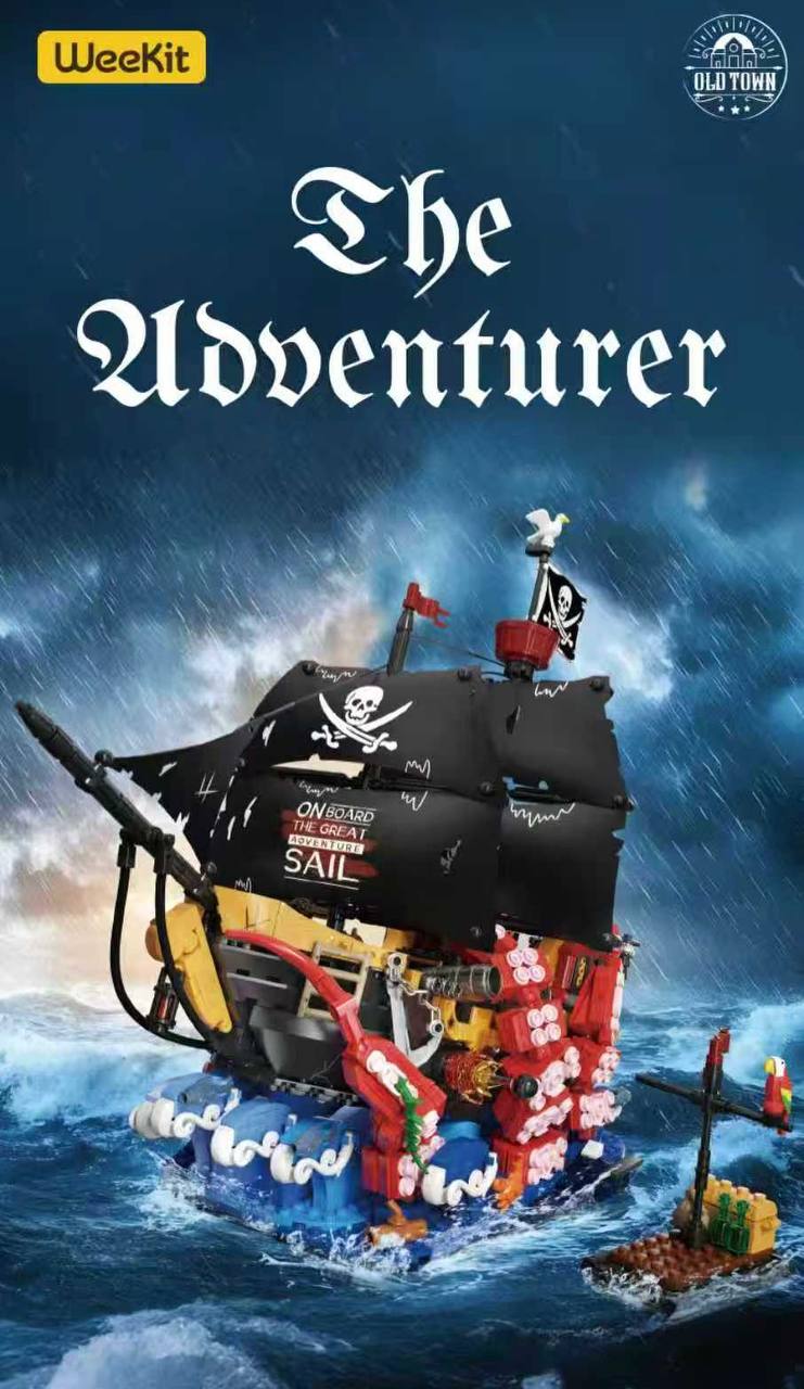 Nave pirata avventurosa – Set di costruzioni – Immagine 3