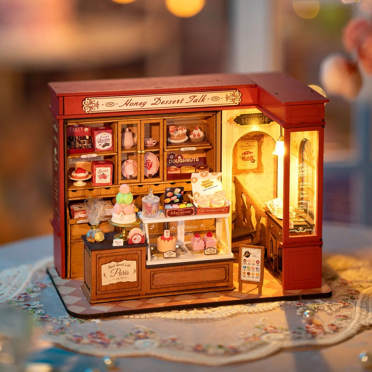 Negozio di dolci in miniatura da assemblare – Immagine 4